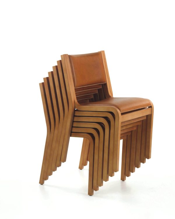 Pluma Silla de Cuero y Madera - Imagen 6
