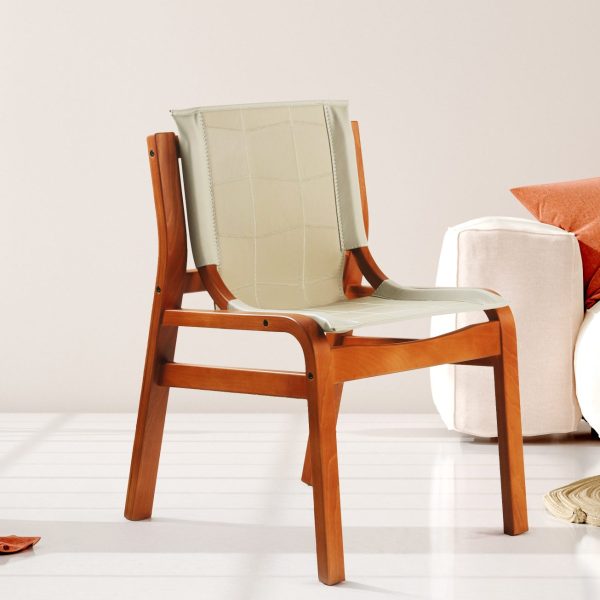 Domo Silla de Cuero y Madera - Imagen 4