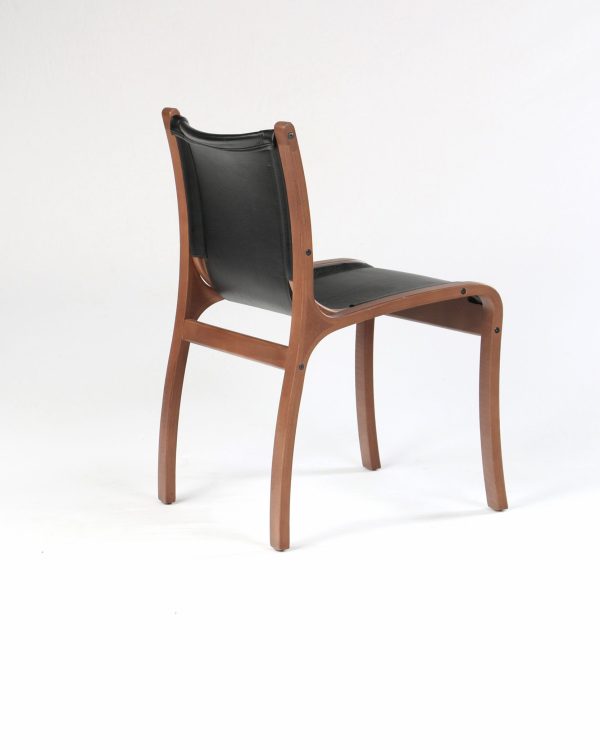 Bilbao Silla de Cuero y Madera - Imagen 6