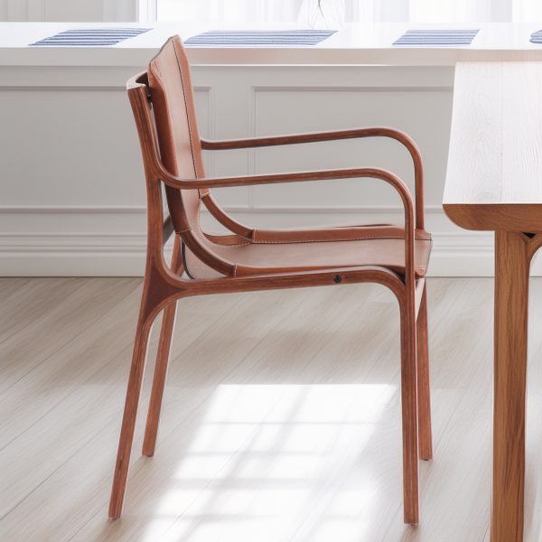 Nova Sitial de Cuero y Madera