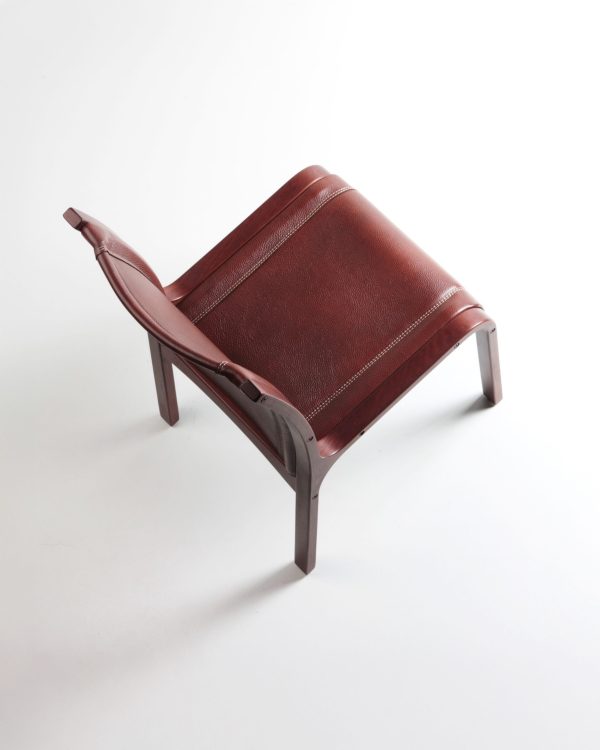 San Marino Silla de Cuero y Madera - Imagen 14