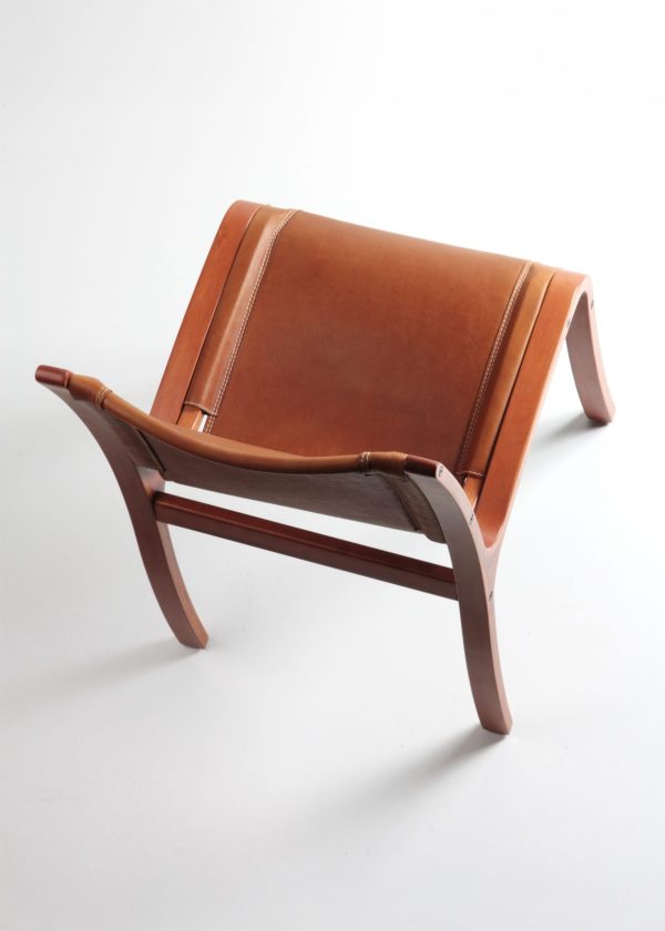 Bilbao Silla de Cuero y Madera - Imagen 5