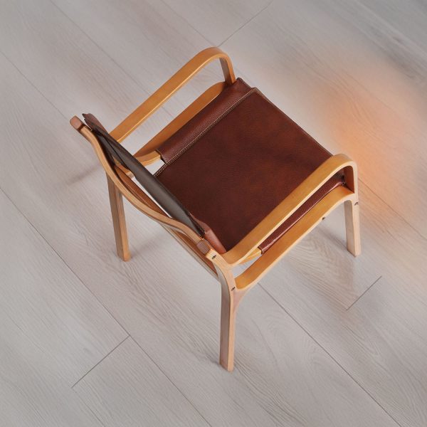 Nova Sitial de Cuero y Madera - Imagen 3