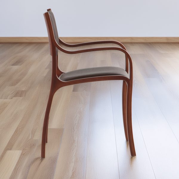 Trento Sitial de Cuero y Madera - Imagen 4