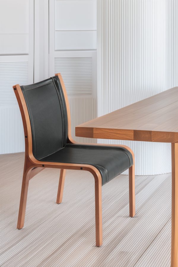 San Marino Silla de Cuero y Madera - Imagen 10