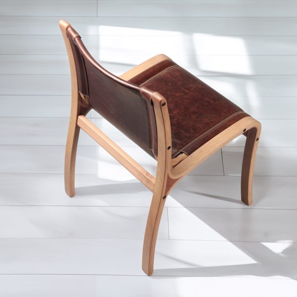 Bilbao Silla de Cuero y Madera