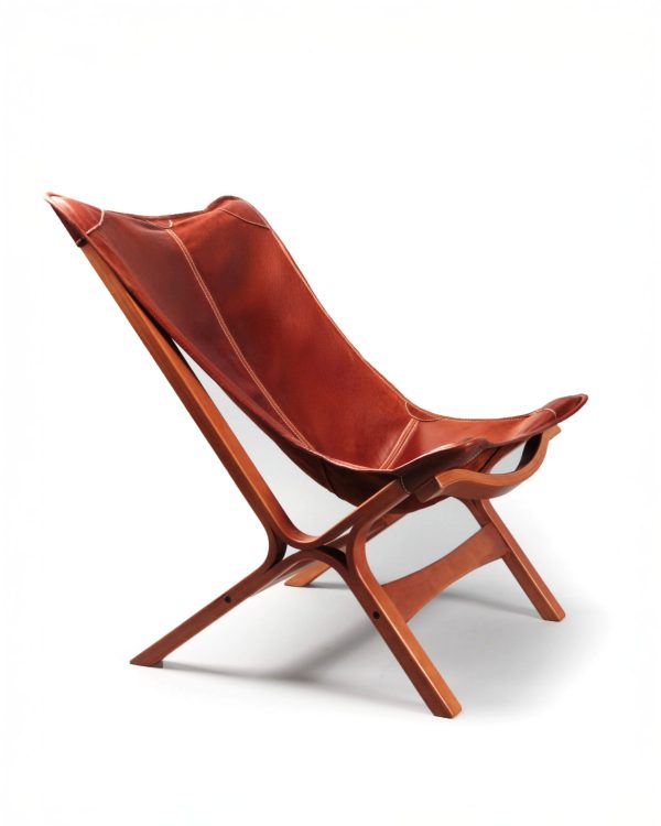 Loft Sillón de Cuero y Madera - Imagen 4