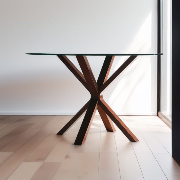Base Comedor Oslo | Madera Curvada | Diseño Esbelto