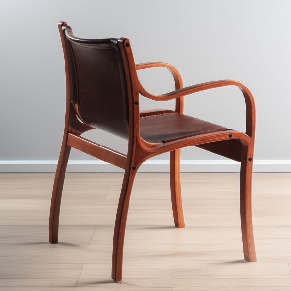 Bilbao Sitial de Cuero y Madera