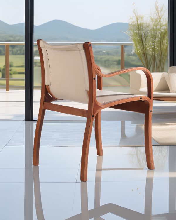 Bilbao Sitial de Cuero y Madera
