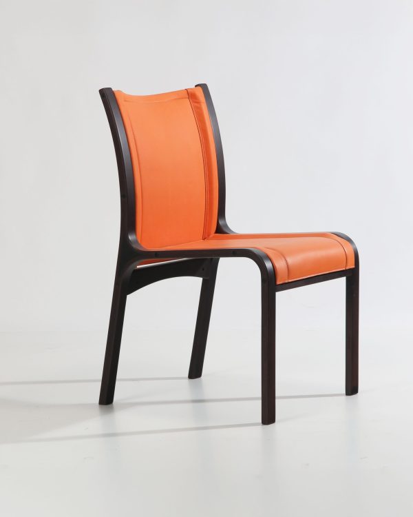 San Marino Silla de Cuero y Madera - Imagen 8