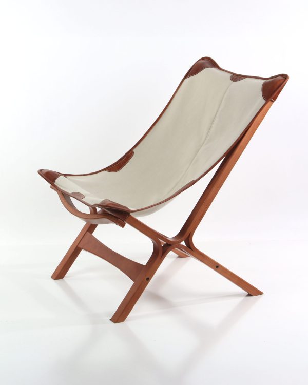 Loft Sillón de Cuero y Madera - Imagen 6