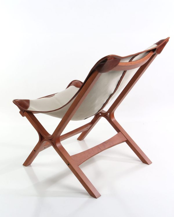 Loft Sillón de Cuero y Madera - Imagen 7