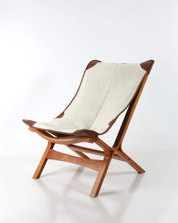 Loft Sillón de Cuero y Madera - Imagen 8