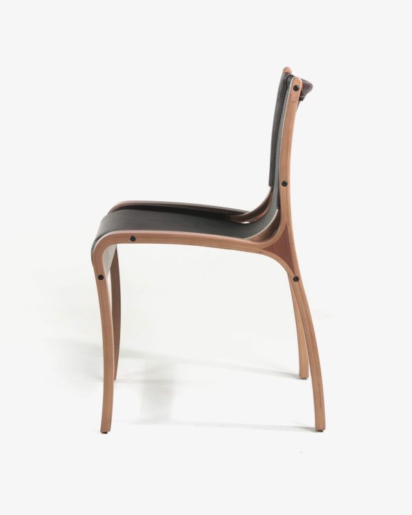 Bilbao Silla de Cuero y Madera - Imagen 2
