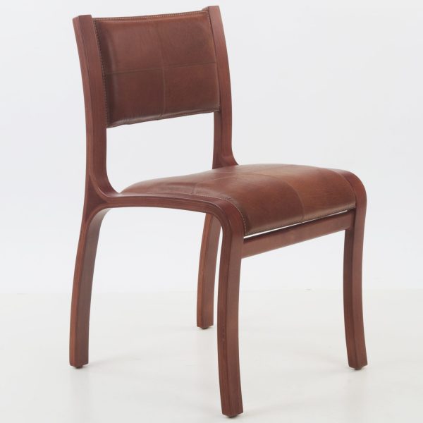 Trento Silla de Cuero y Madera