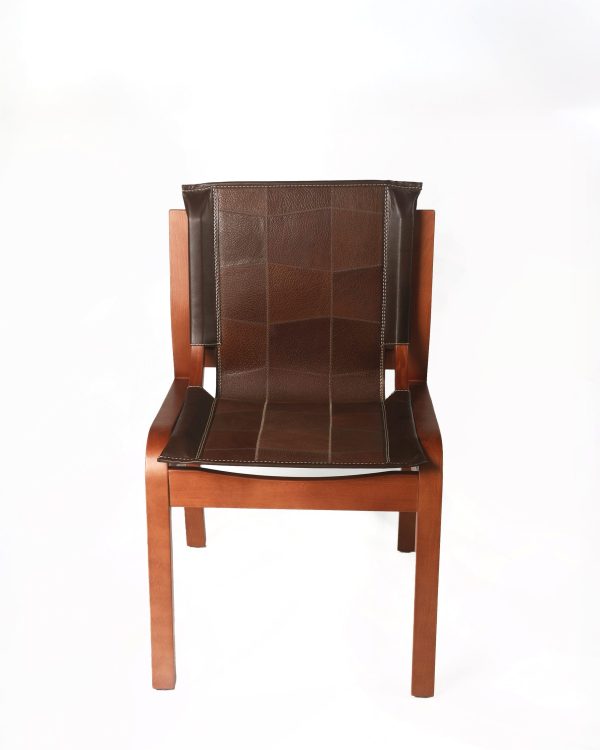 Domo Silla de Cuero y Madera - Imagen 3