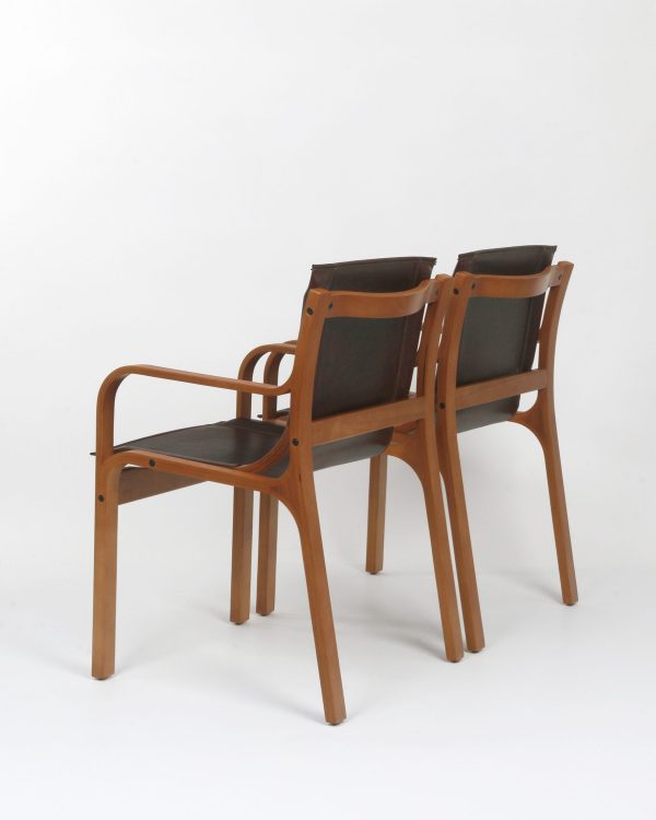 Nova Sitial de Cuero y Madera - Imagen 2