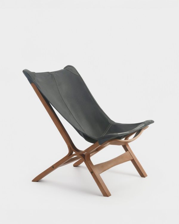 Loft Sillón de Cuero y Madera - Imagen 2