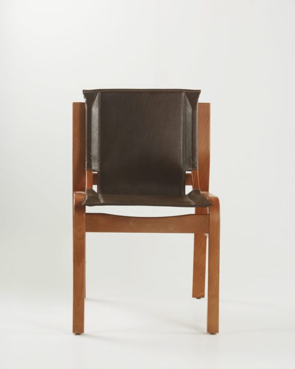 Domo Silla de Cuero y Madera - Imagen 5