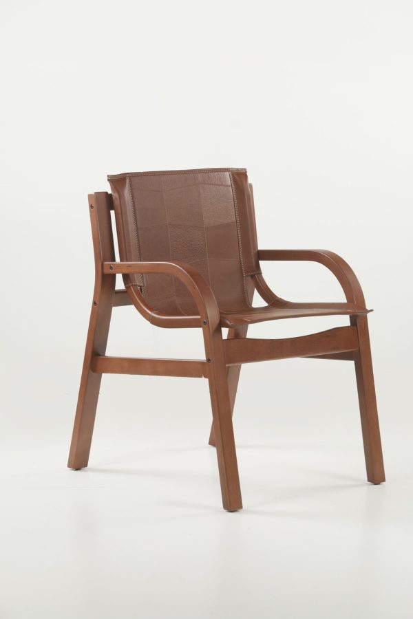 Domo Sitial de Cuero y Madera - Imagen 2