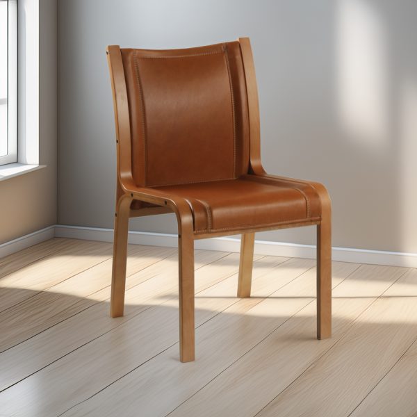 San Marino Silla de Cuero y Madera