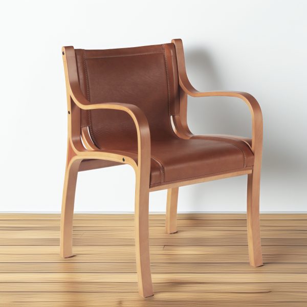 Bilbao Sitial de Cuero y Madera