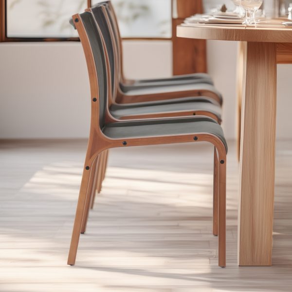 San Marino Silla de Cuero y Madera