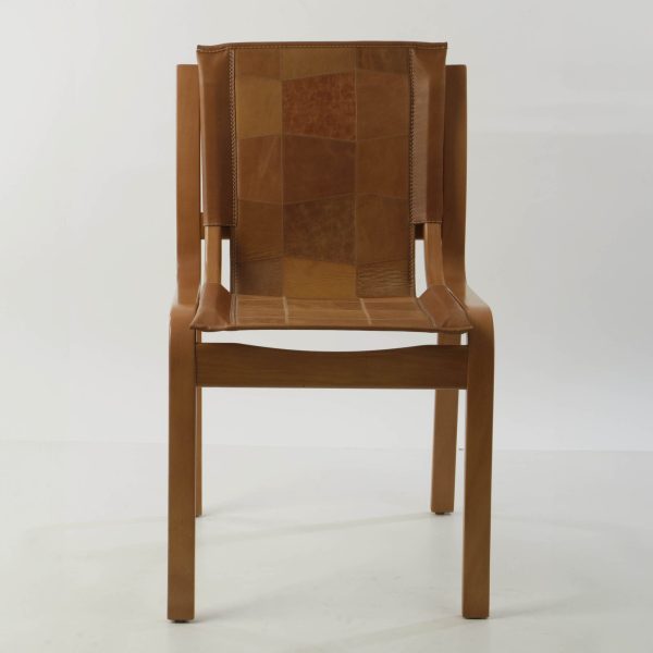 Nova Silla de Cuero y Madera