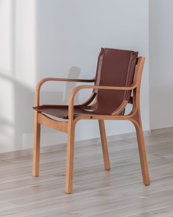 Nova Sitial de Cuero y Madera - Imagen 4