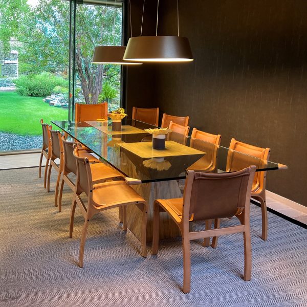 Bilbao Silla de Cuero y Madera - Imagen 4