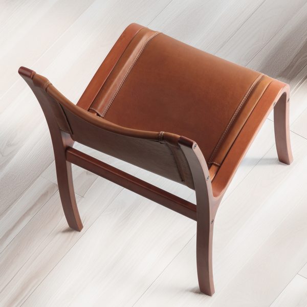 Bilbao Silla de Cuero y Madera - Imagen 10