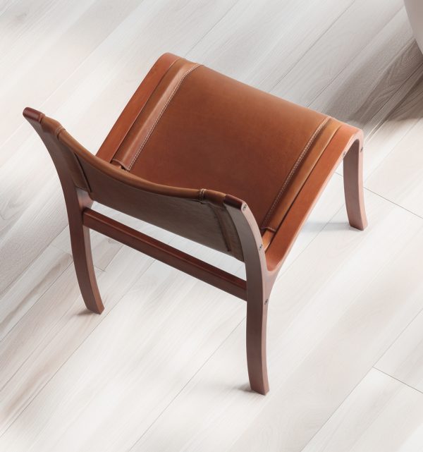 Bilbao Silla de Cuero y Madera - Imagen 14