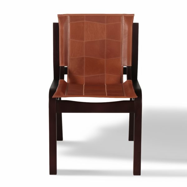 Domo Silla de Cuero y Madera - Imagen 2