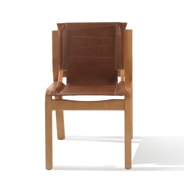 Domo Silla de Cuero y Madera - Imagen 4