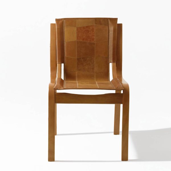 Nova Silla de Cuero y Madera - Imagen 4