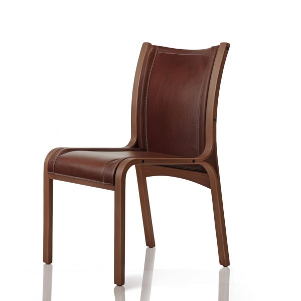 San Marino Silla de Cuero y Madera