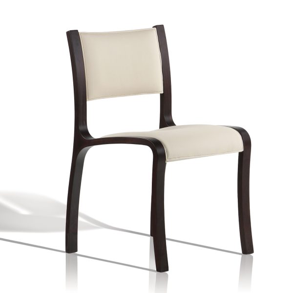 Trento Silla de Cuero y Madera