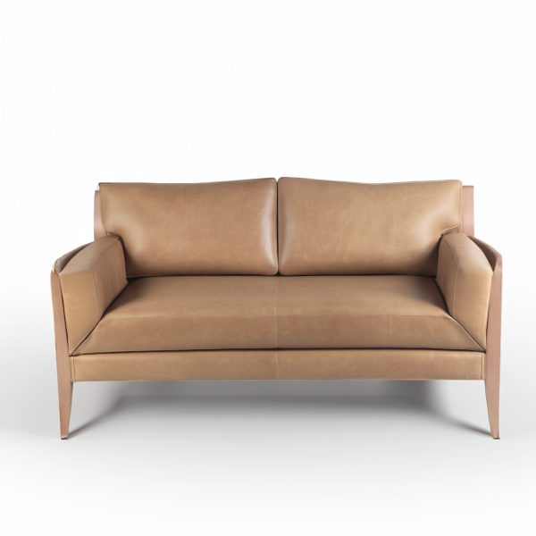 Noma 165 Sofa de Cuero y Madera