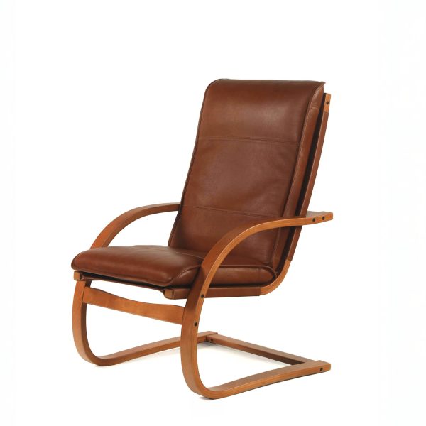 Atacama Sillón de Cuero y Madera