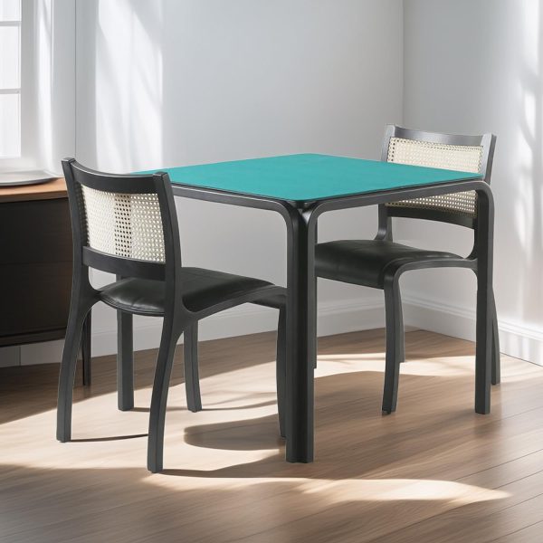 Mesa de Juego | Madera y Cuero | Tablero Ajedrez