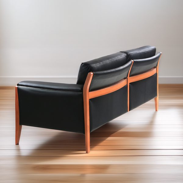 Noma 225 Sofa de Cuero y Madera - Imagen 4
