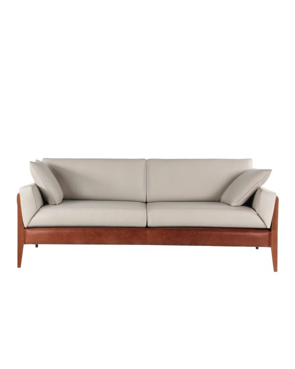 Noma 225 Sofa de Cuero y Madera - Imagen 11
