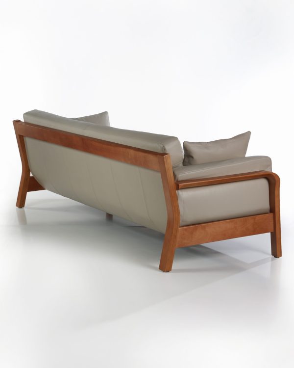 Arlanda 180 Sofa de Cuero y Madera - Imagen 7