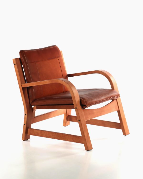 Vicenzo Sillón de Cuero y Madera - Imagen 10