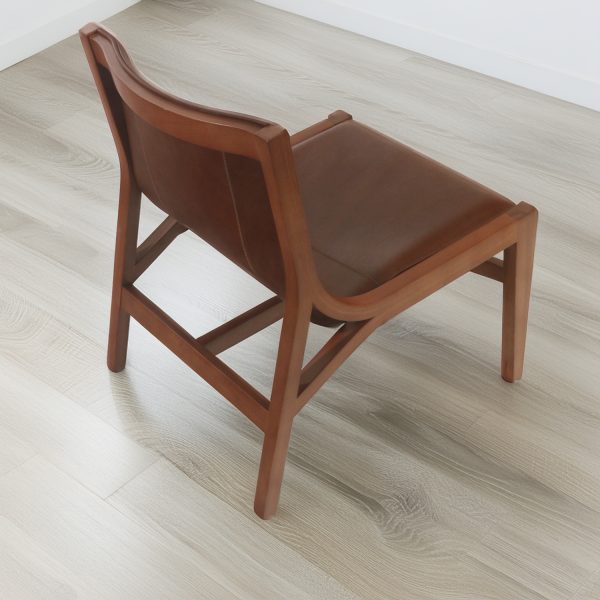 Ferrara Poltrona de Cuero y Madera - Imagen 2