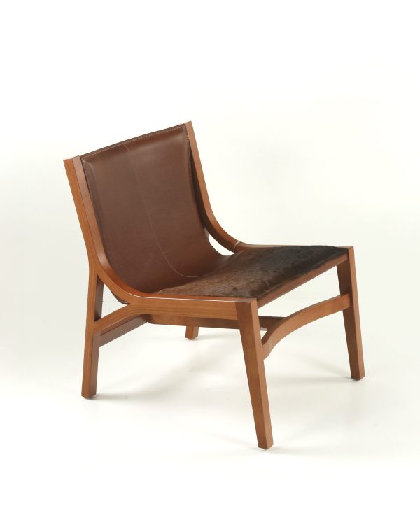 Ferrara Poltrona de Cuero y Madera - Imagen 5