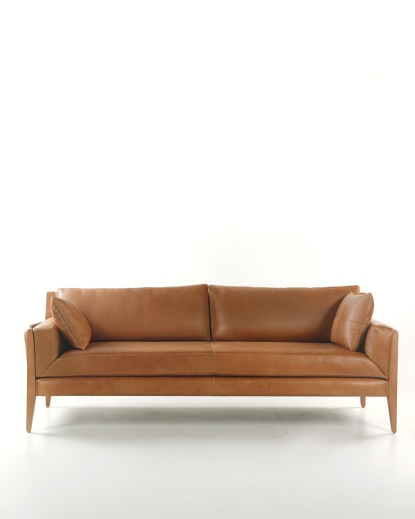 Noma 225 Sofa de Cuero y Madera - Imagen 2