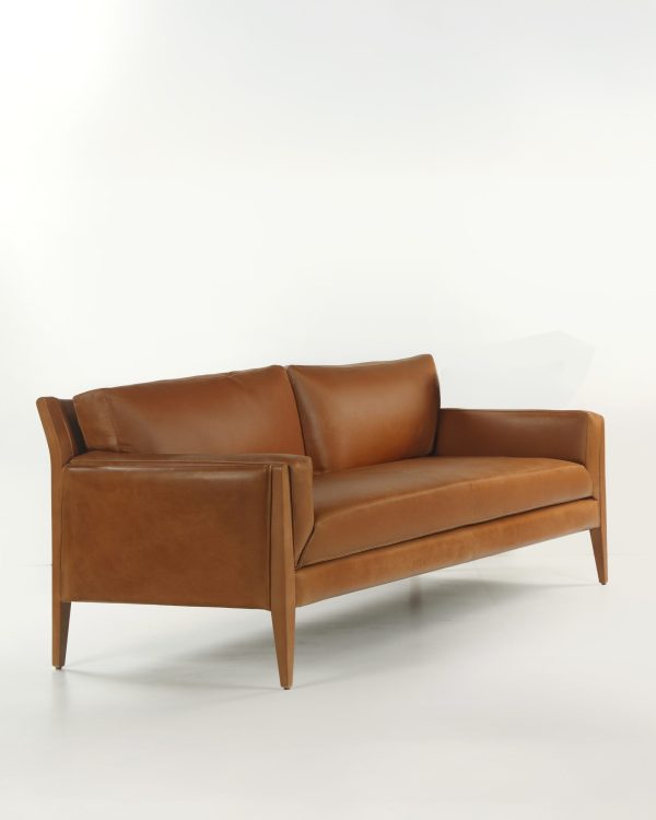 Noma 225 Sofa de Cuero y Madera - Imagen 3