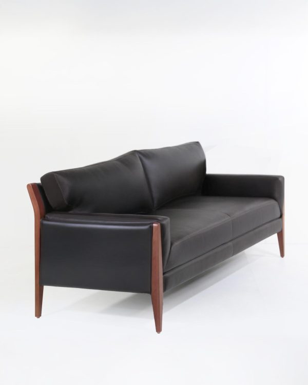 Noma 225 Sofa de Cuero y Madera - Imagen 6